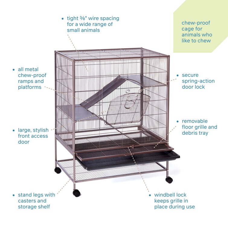 Small animal cage store stand